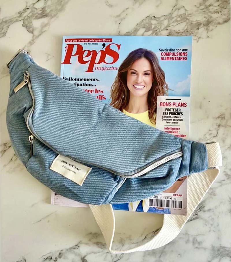 Sac banane en velours