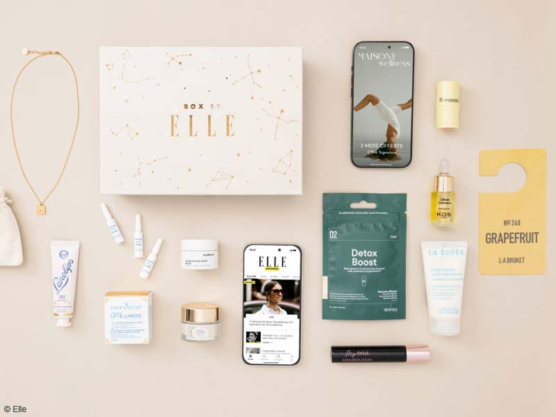 Box magazine Elle x Louise Damas