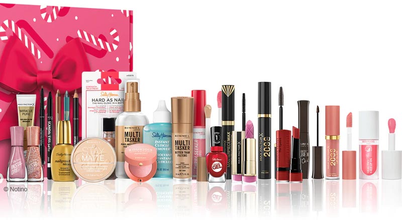 Calendrier de l'avent maquillage Notino