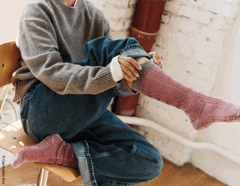 Chaussettes de la Gambettes Box d'octobre 2026