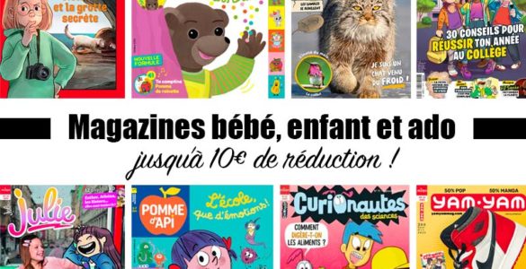 Abonnement magazine enfant pas cher