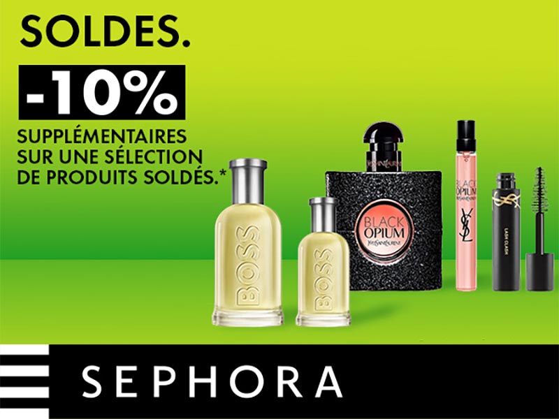 2ème démarque des soldes Sephora