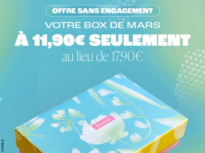 Réduction box Blissim