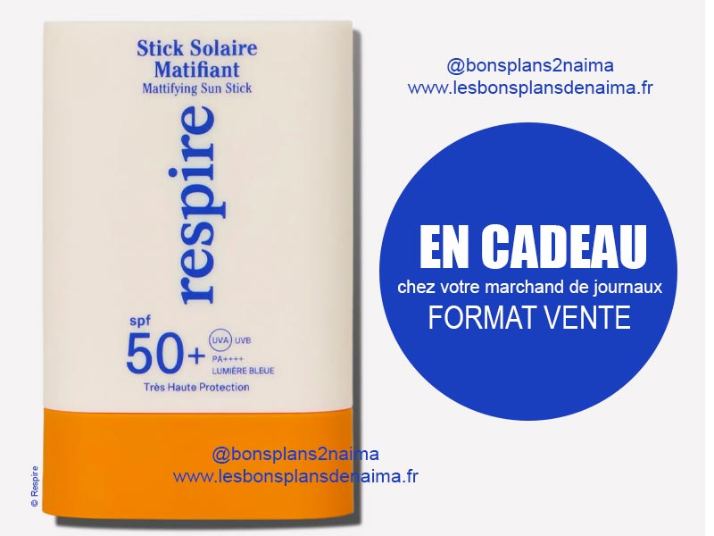 Stick solaire matifiant Respire