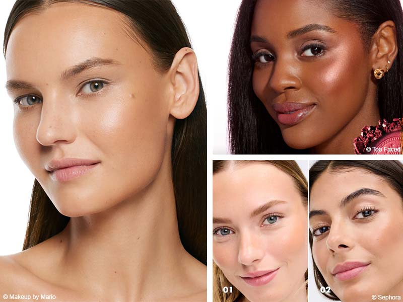 Maquillage peau bronzée