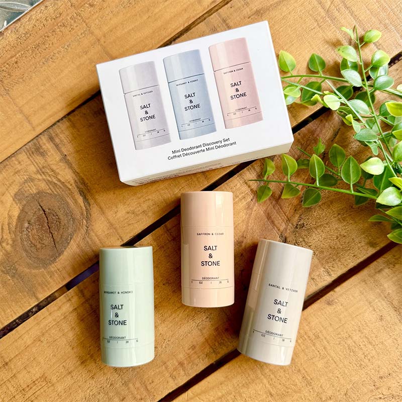 Coffret déodorants Salt & Stone