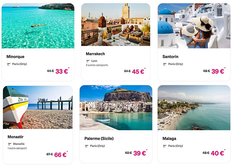 Vente flash Transavia