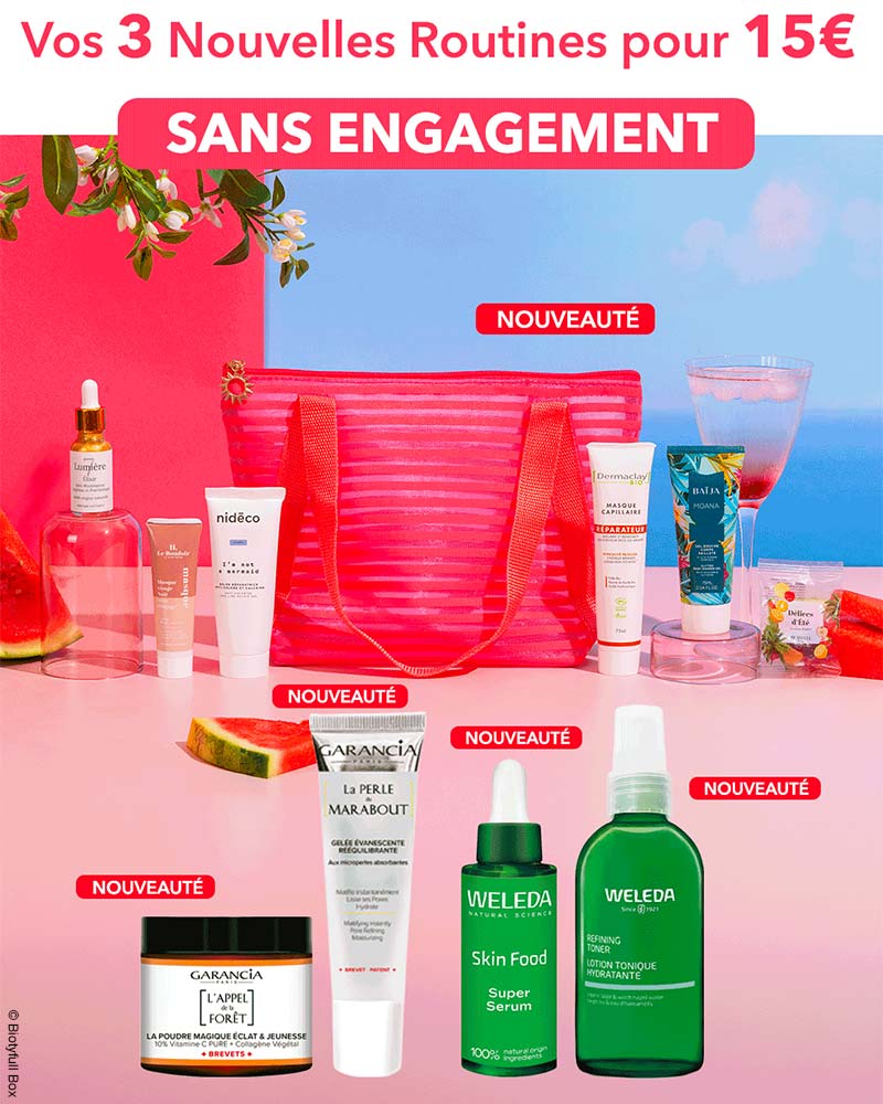3 routines Biotyfull Box pour 15€