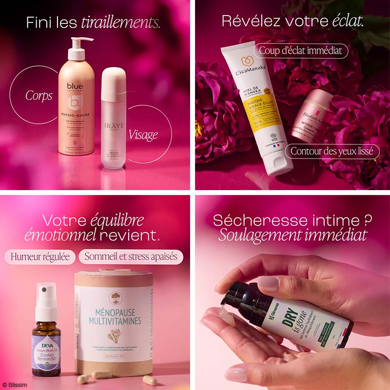 Contenu de la Box Ménopause Blissim