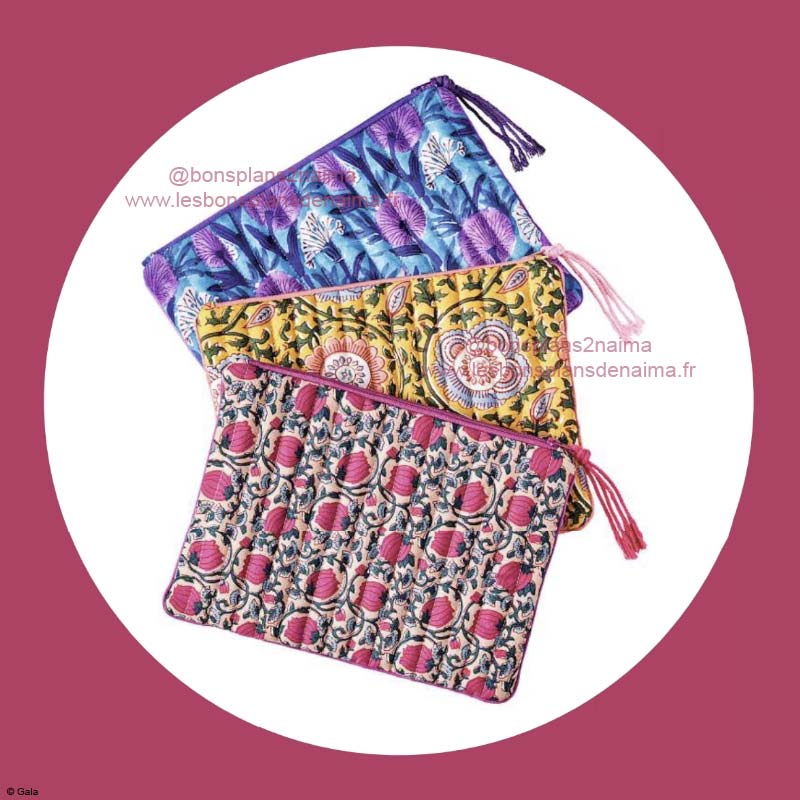 Pochettes imprimés fleuris Bloom Paris