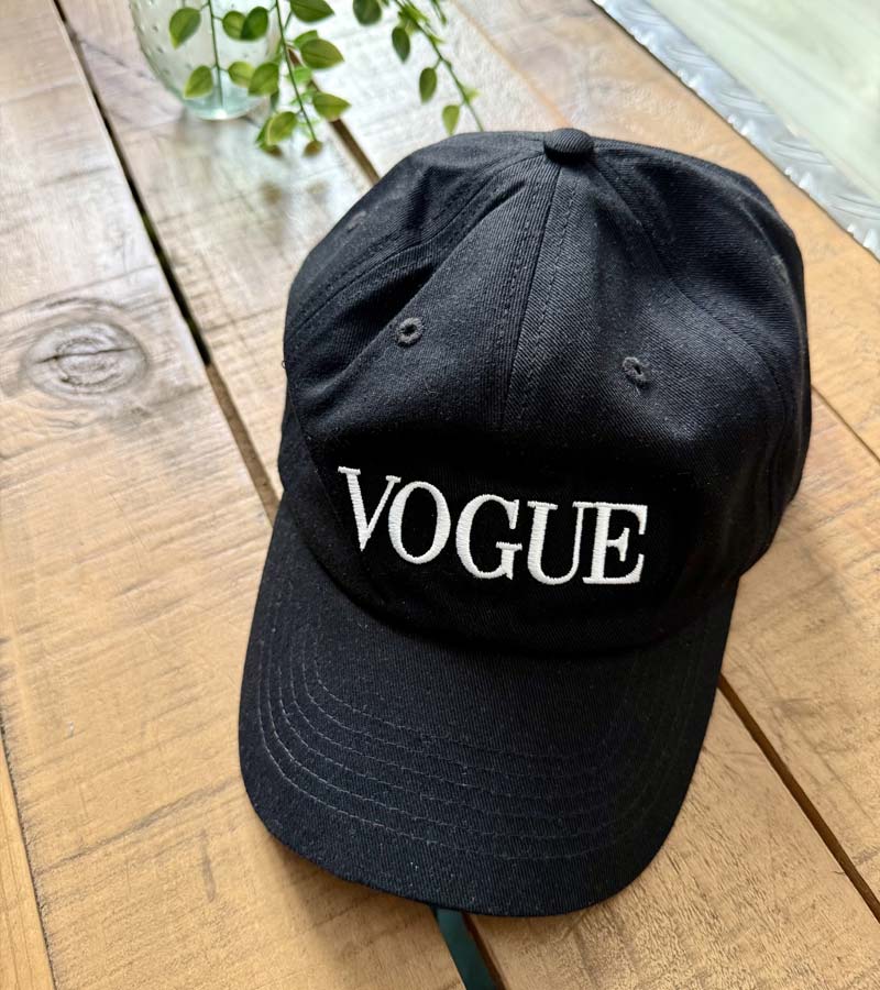 Casquette Vogue noire
