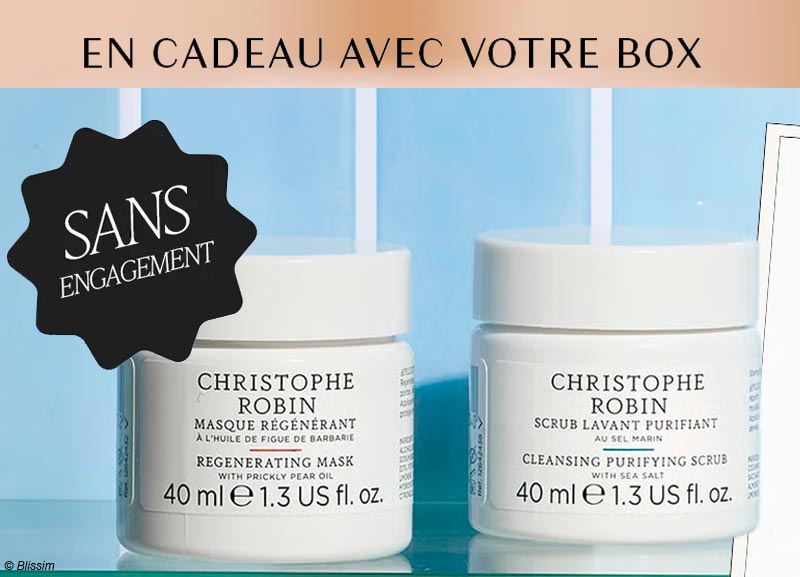 Scrub lavant et masque régénérant Christophe Robin