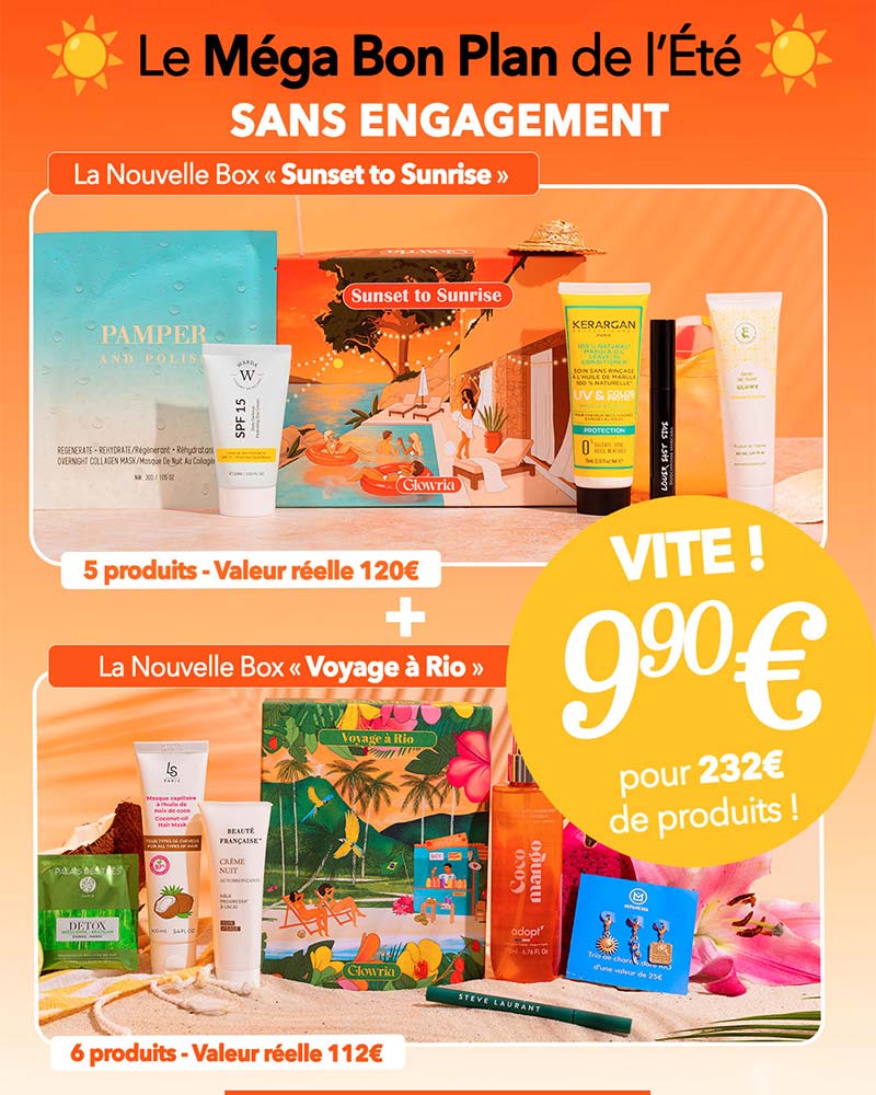 2 box pour 9,90€