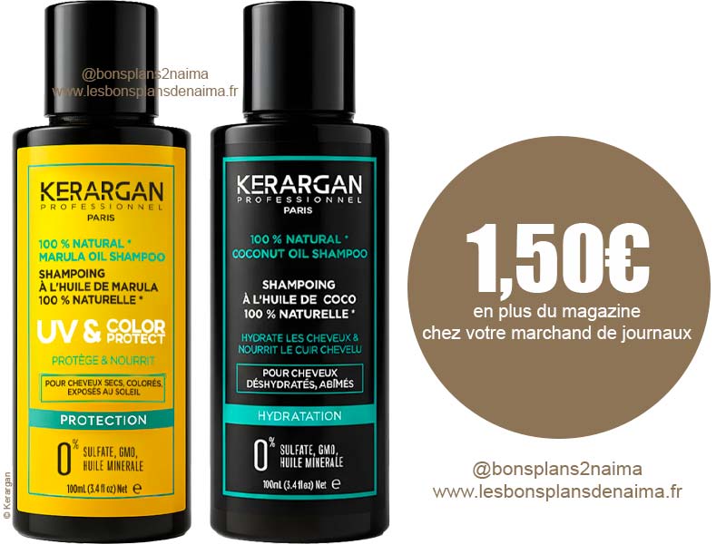 Shampoings Kerargan offerts