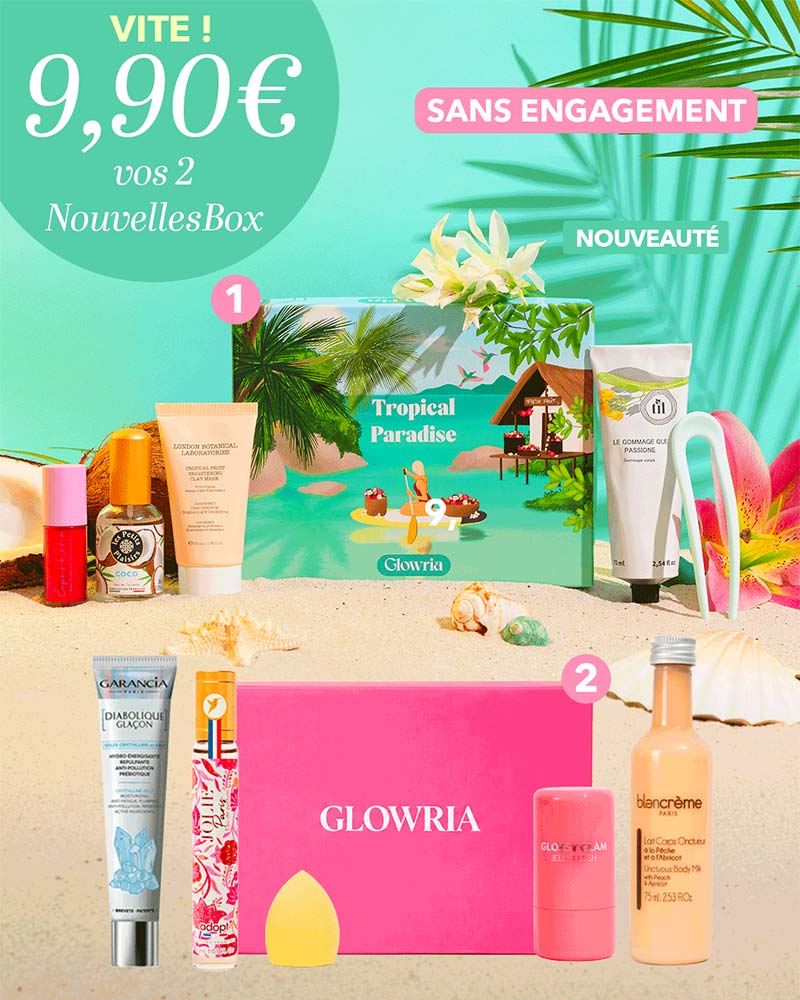 2 box Glowria pour 9,90€