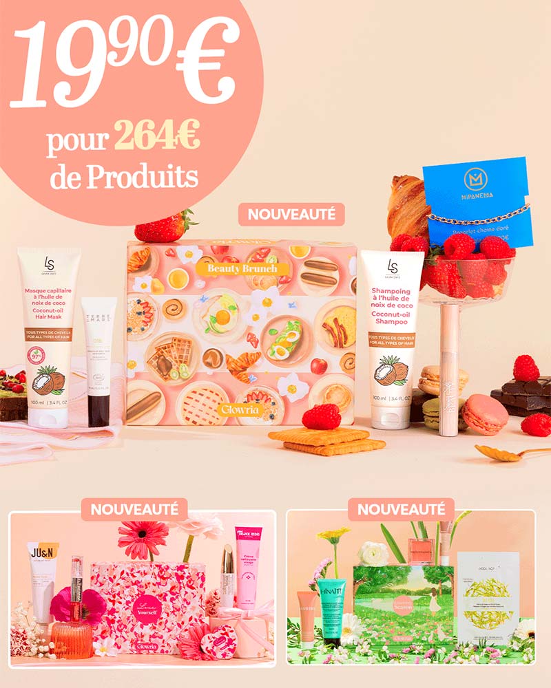 3 box Glowria pour 19,90€