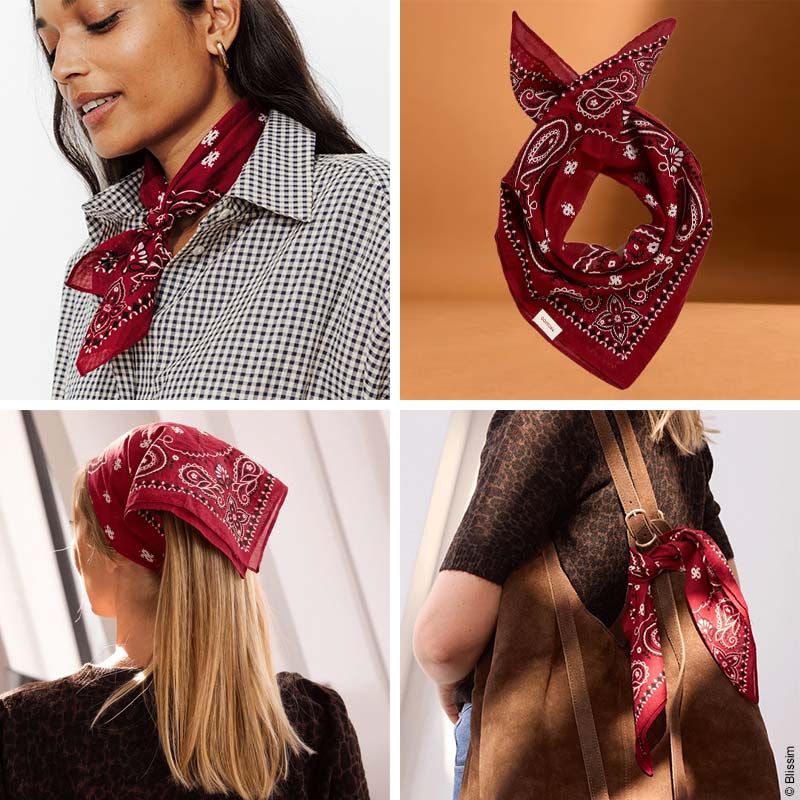 Foulard bandana Promod x Blissim