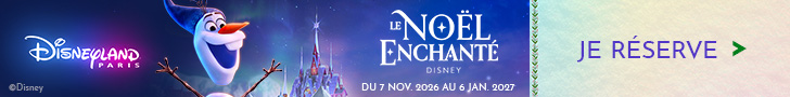 Bannière Disneyland Paris Noël
