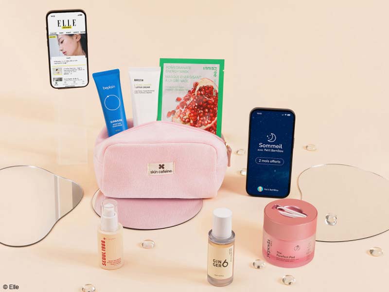 Box Elle K-Beauty x Skin Caféine