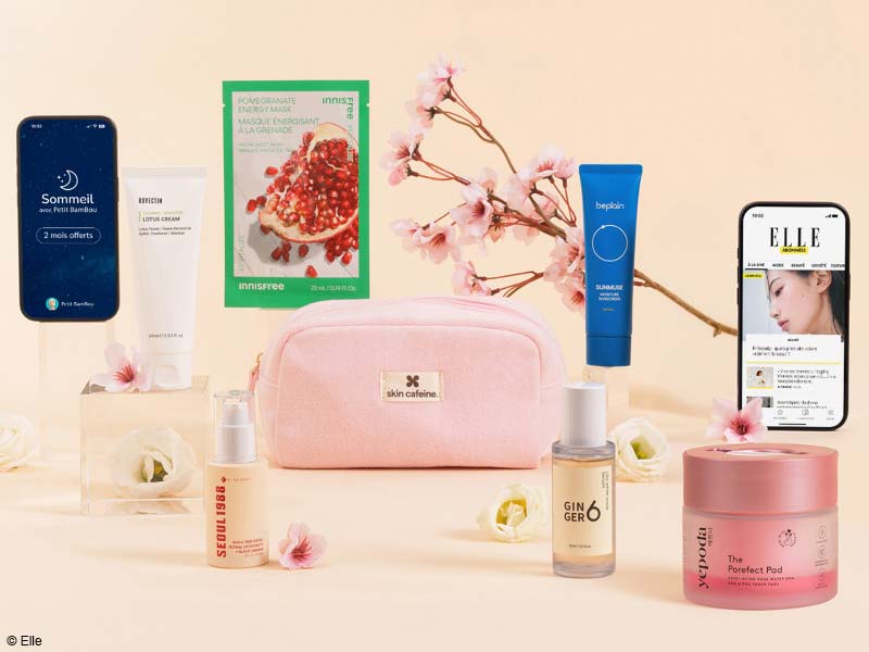 Box Elle x Skin Caféine