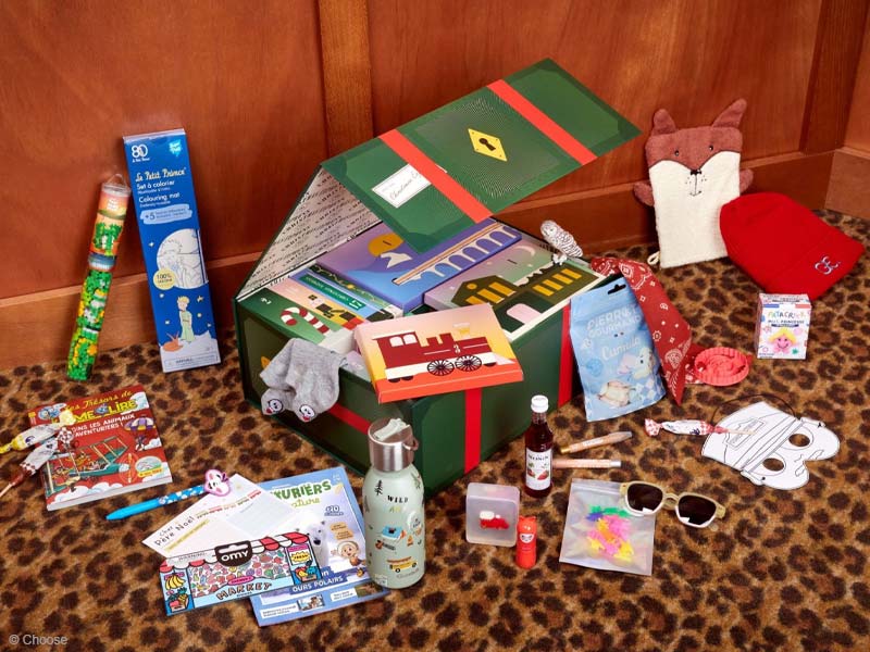 Contenu du calendrier de l'avent enfant Choose Kids 2026
